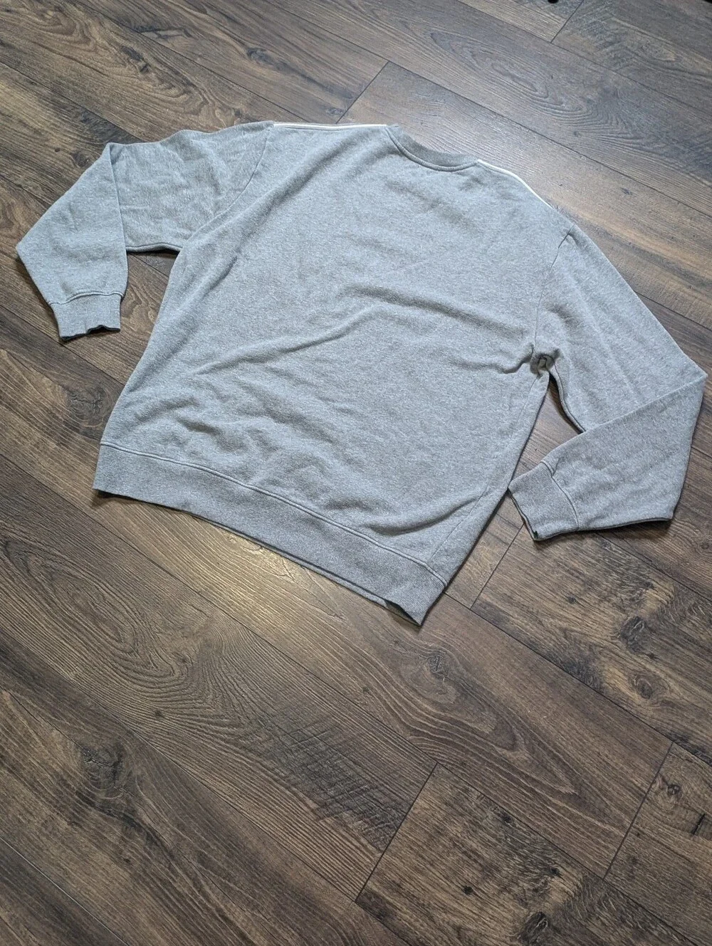 cotopaxi‎ On The Horizan Organi Gray Crewneck Sweatshirt Retro Stripe Size XL